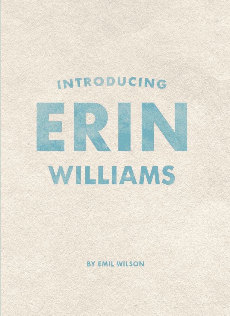 Introducing Erin Williams